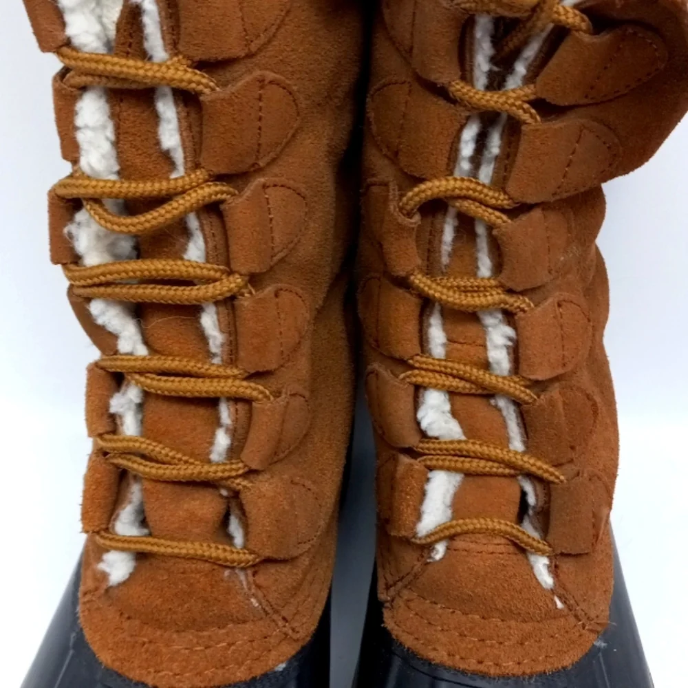 BASS CARIBOU SHERPA LEATHER WINTER BOOT